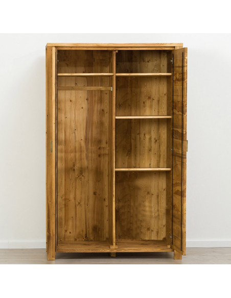 Armoire 2 portes, Bois massif