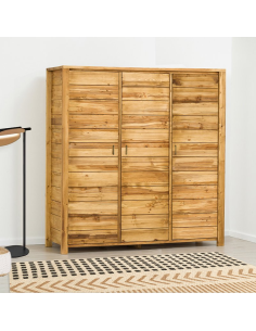 Armoire 3 portes, Bois massif 2