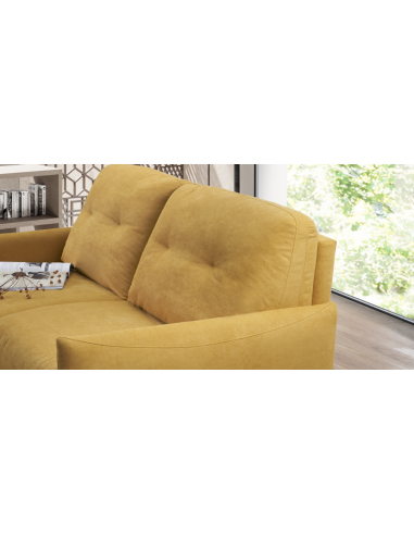 canapé tommy 140 matelas 20 cm couchage quotidien système rapido