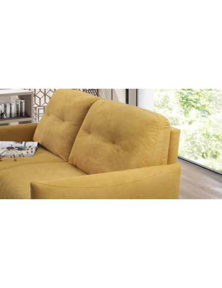 canapé tommy 140 matelas 20 cm couchage quotidien système rapido