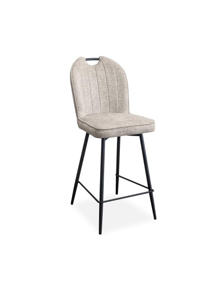 Chaise haute Salomé - Beige - pivotante