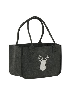 Panier tête de cerf en feutrine