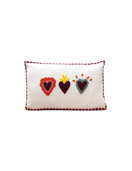 Coussin Influence Ex-voto rouge