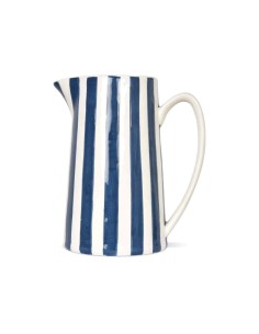 Pichet rayures bleu