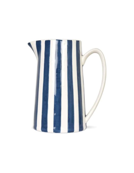 Pichet rayures bleu