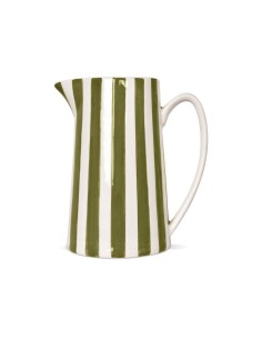 Pichet rayures vert
