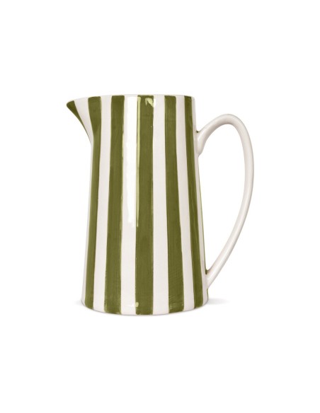 Pichet rayures vert