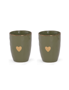 Set de 2 gobelets matins calins kaki
