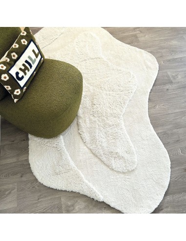 Fauteuil Eve tissu bouclette kaki