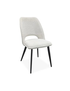 Chaise Roxane blanc d'argent