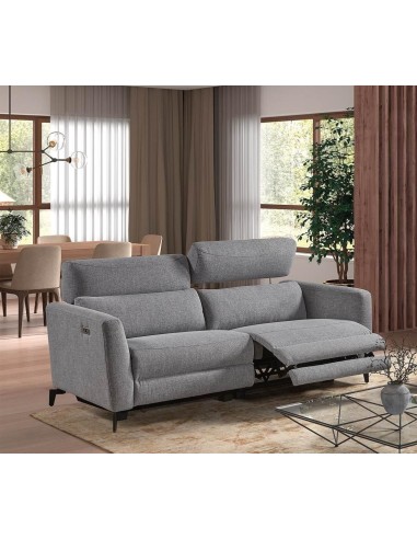 Canapé Relax 2 Places Bombay Gris Chiné