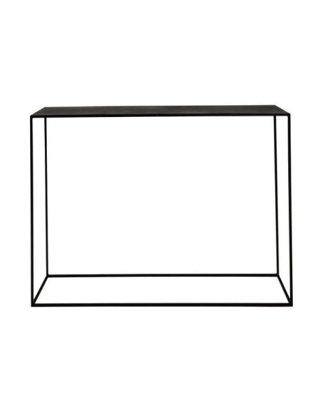 Console métal noir