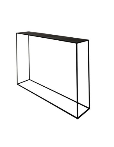 Console métal noir