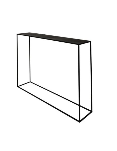 Console métal noir