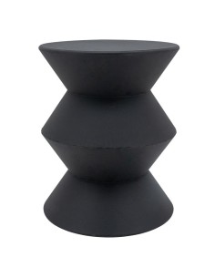 Bout de canapé en métal couleur noire