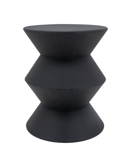 Bout de canapé en métal couleur noire