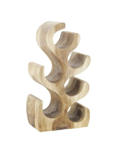 Porte-bouteilles en bois de suar