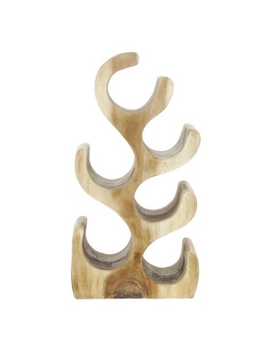 Porte-bouteilles en bois de suar
