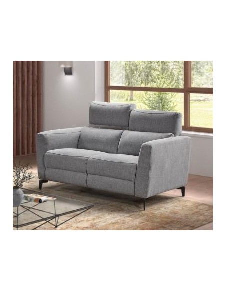Canapé Fixe 3 Places Bombay Gris Chiné