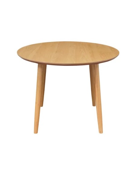Table repas D100 cm placage chêne