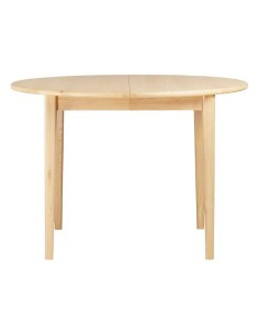 Table repas 110cm avec allonge chêne naturel