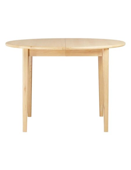Table repas 110cm avec allonge chêne naturel