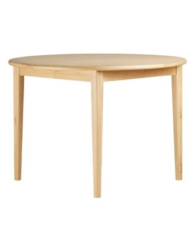 Table repas 110cm avec allonge chêne naturel