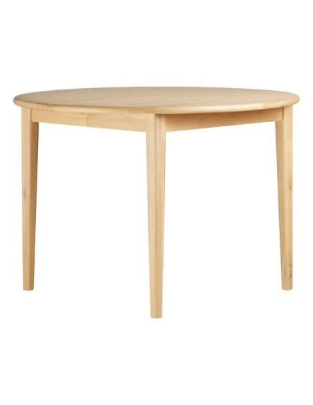 Table repas 110cm avec allonge chêne naturel