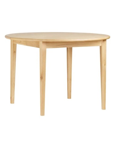 Table repas 110cm avec allonge chêne naturel