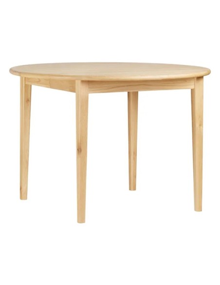 Table repas 110cm avec allonge chêne naturel