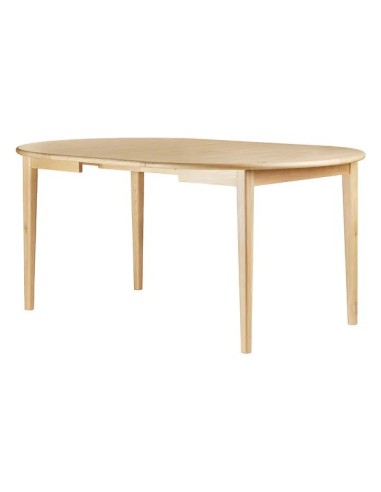Table repas 110cm avec allonge chêne naturel