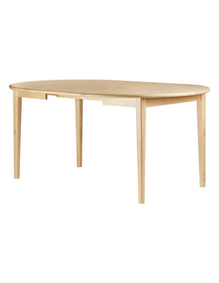 Table repas 110cm avec allonge chêne naturel