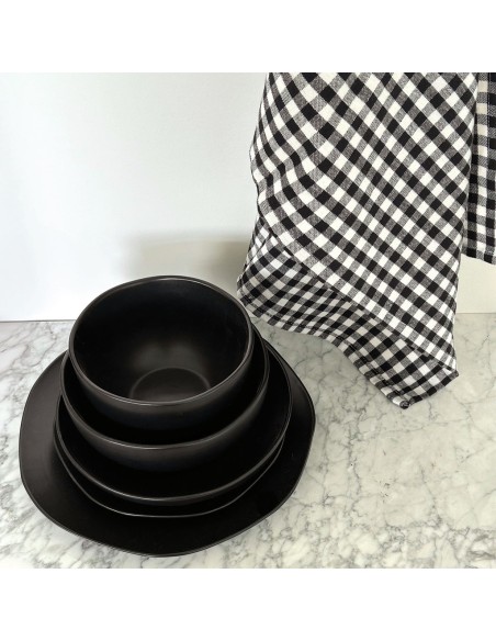 Assiette Tribu noire dessert