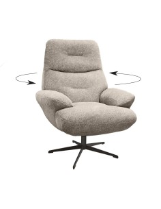Fauteuil Tiago pivotant beige