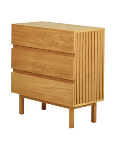 Commode 3 tiroirs naturel 2