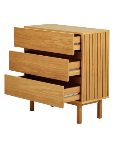 Commode 3 tiroirs naturel