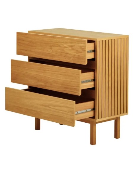 Commode 3 tiroirs naturel