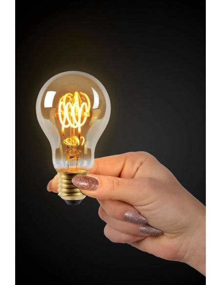 A60 - Ampoule filament - Ø 6 cm - LED Dim.  - Ambre