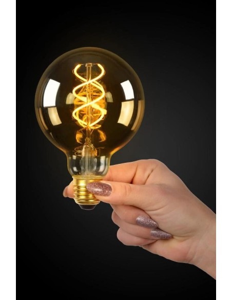 G95 - Ampoule filament - Ø 9,5 cm - LED - Ambre