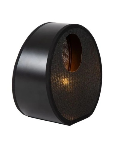 Lucide LOXIA - Lampe de table - Ø 26,5 cm - 1xE14 - Noir
