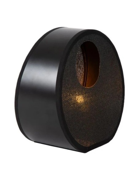 Lucide LOXIA - Lampe de table - Ø 26,5 cm - 1xE14 - Noir