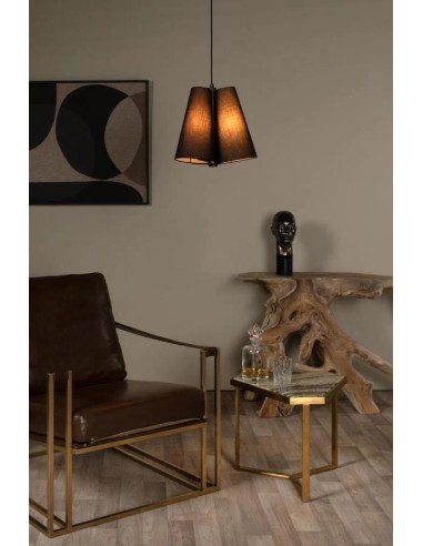 GREGORY - Suspension lin - Ø 34,3 cm - Noir