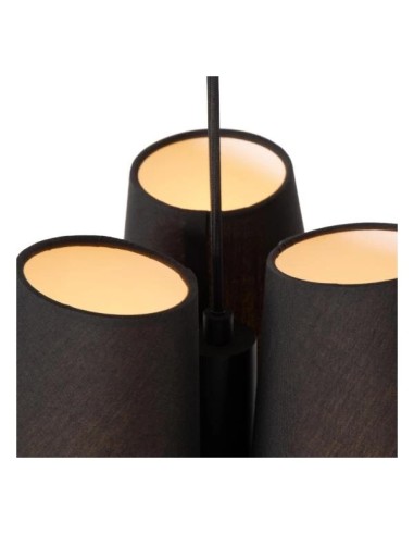 GREGORY - Suspension lin - Ø 34,3 cm - Noir