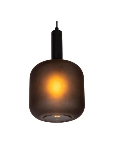 ELOISE - Suspension en verre pyrogène - Ø 21 cm - Noir