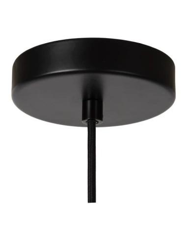 ELOISE - Suspension en verre pyrogène - Ø 21 cm - Noir