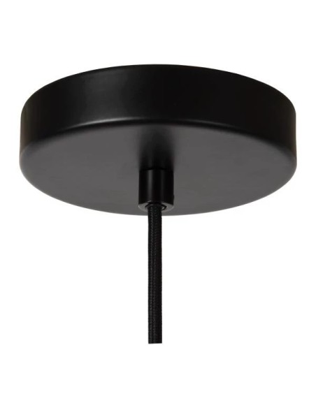 ELOISE - Suspension en verre pyrogène - Ø 21 cm - Noir