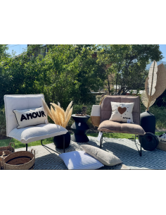 Fauteuil CALVIN blanc 2