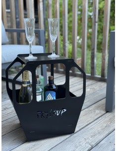 Télécabine métal noir ANGELLIAUME