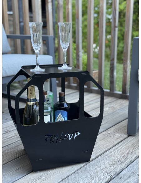 Télécabine métal noir ANGELLIAUME