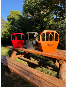 Télécabine métal noir ANGELLIAUME 2